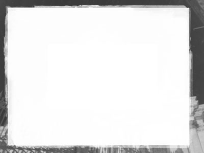 In this version the layer mode was turned to SCREEN, this makes the black disappear but retains the white. This is even closer, but we will need to INVERT the frame layer to make it perfect.