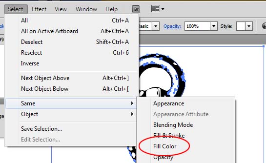 image trace - select